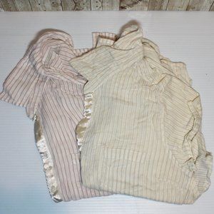 Lot 2 -Quizz & Co Short Sleeve Button Down Tops M